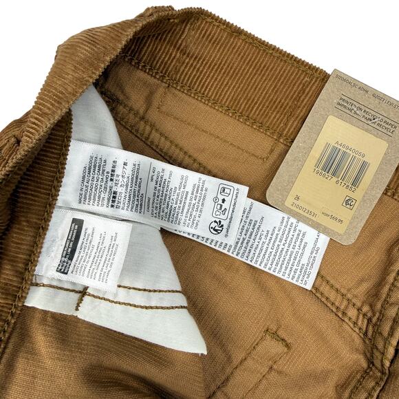 NWT LEVI'S Women's Icon Corduroy Mini Skirt Size 26 - Picture 6 of 9